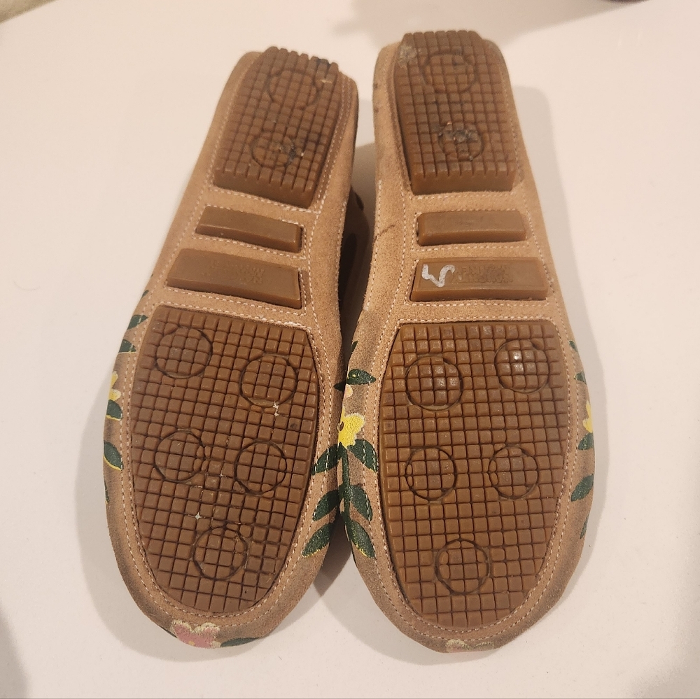 Naughty Monkey Moccasins with Pink Floral Design - Picture 4 of 7